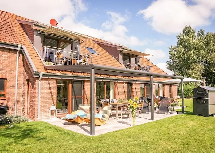 公寓 Morgenroete - Weserblick -harriersand Schwanewede